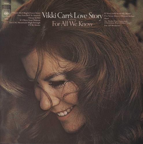 Vikki Carr Vikki Carr's Love Story vinyl LP album (LP record) UK VKCLPVI418186