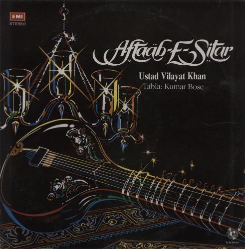 Vilayat Khan Afta�b-E-Sitar vinyl LP album (LP record) Indian V6ULPAF751583