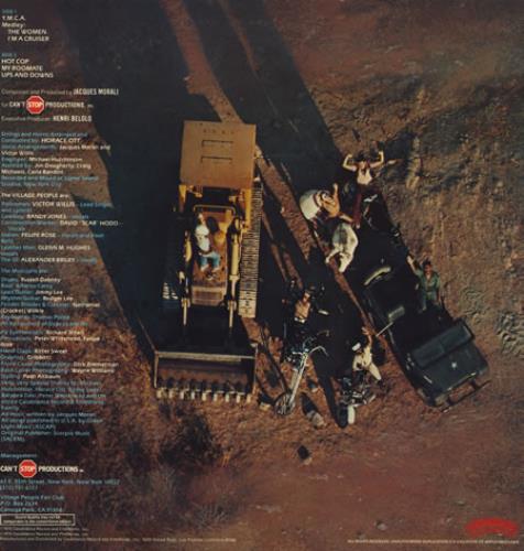 Village People Cruisin' 12" vinyl picture disc (12 inch picture record) US VIL2PCR401581