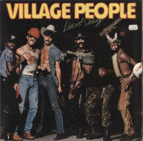 Village People Live And Sleazy 2-LP vinyl record set (Double LP Album) Hong Kong VIL2LLI711366