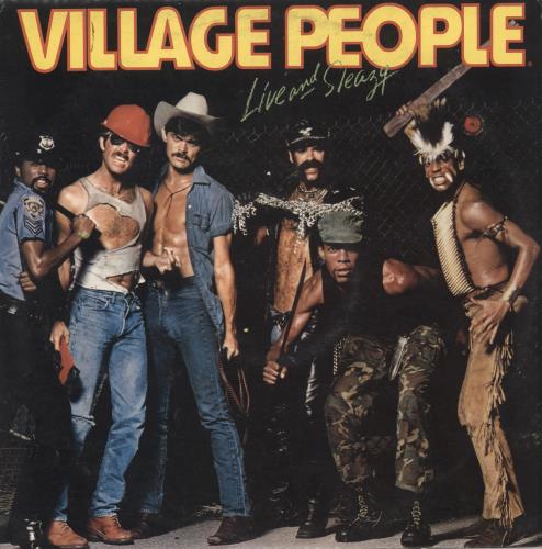 Village People Live And Sleazy 2-LP vinyl record set (Double LP Album) UK VIL2LLI730848