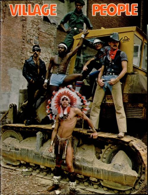 Village People Macho Man media press pack US VILPPMA540202