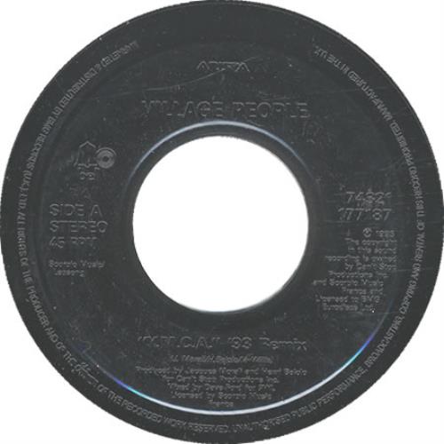 Village People Y.M.C.A. '93 Remix - Jukebox Issue 7" vinyl single (7 inch record / 45) UK VIL07YM324840