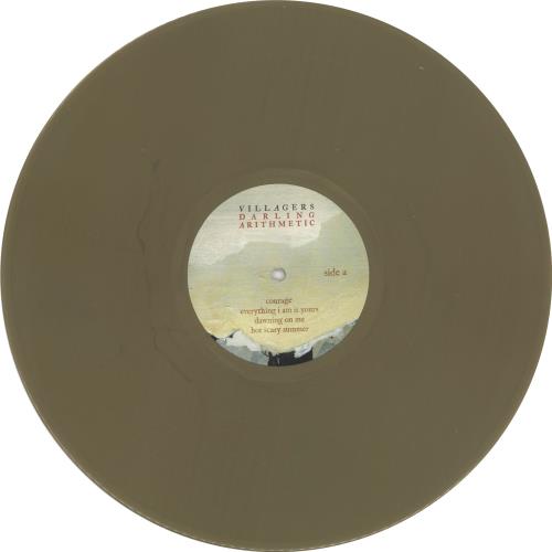 Villagers Darling Arithmetic - Gold Vinyl + Bonus 7" vinyl LP album (LP record) UK VI9LPDA733604