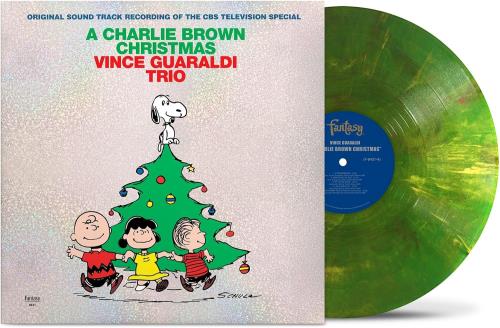 Vince Guaraldi A Charlie Brown Christmas - 60th Anniversary Edition - Christmas Tree Vinyl + Poster - Sealed vinyl LP album (LP record) US VGALPAC875348
