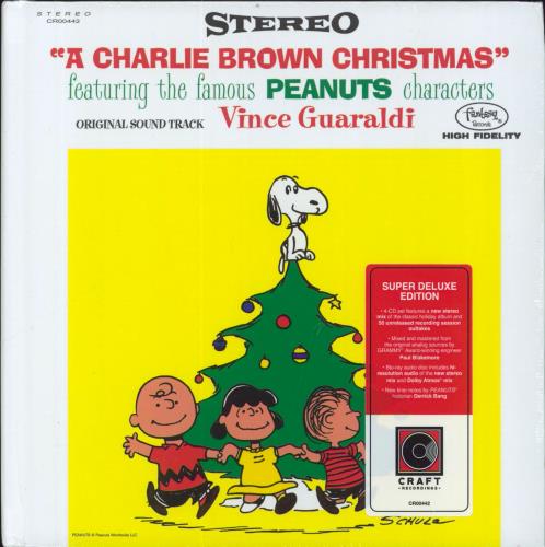 Vince Guaraldi A Charlie Brown Christmas - Sealed 4-CD album set US VGA4CAC807593