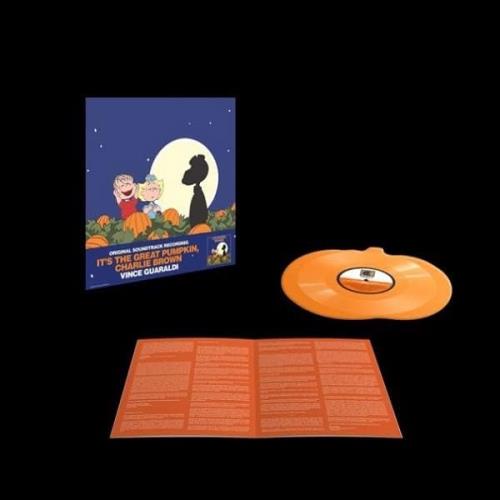 Vince Guaraldi It's The Great Pumpkin, Charlie Brown [Original Soundtrack Recording] - Orange Pumpkin Shaped Vinyl vinyl LP album (LP record) UK VGALPIT859066