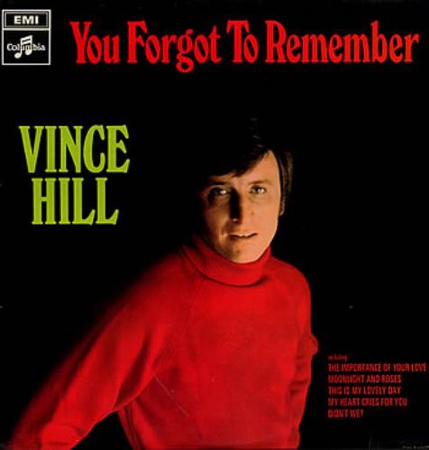 Vince Hill You Forgot To Remember vinyl LP album (LP record) UK VH2LPYO259728