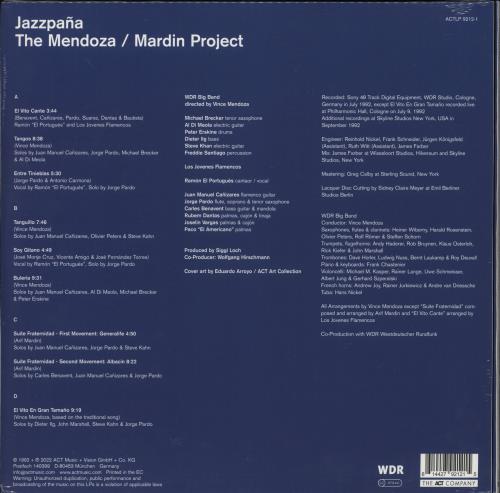 Vince Mendoza Jazzpa�a - 180g - Sealed 2-LP vinyl record set (Double LP Album) German VBE2LJA864559