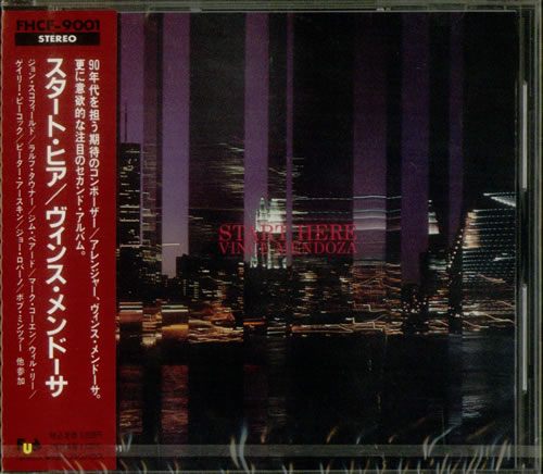 Vince Mendoza Start There CD album (CDLP) Japanese VBECDST542911