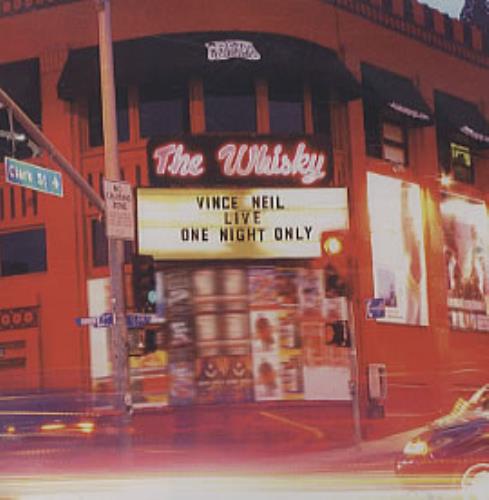 Vince Neil Live One Night Only CD album (CDLP) US VINCDLI279894