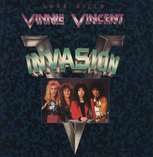 Vinnie Vincent Love Kills 12" vinyl single (12 inch record / Maxi-single) UK VNV12LO130321