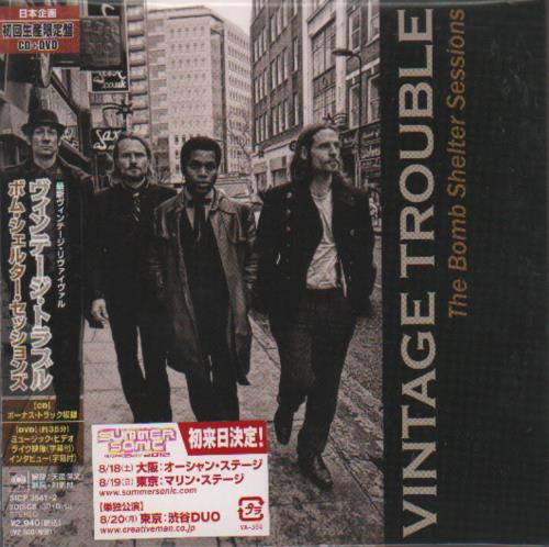 Vintage Trouble The Bomb Shelter Sessions 2-disc CD/DVD set Japanese XT92DTH644138