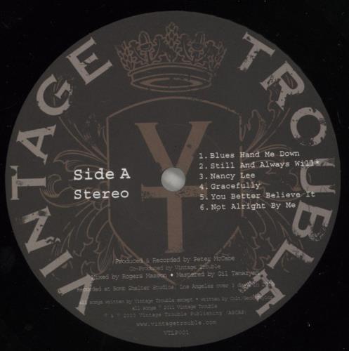 Vintage Trouble The Bomb Shelter Sessions vinyl LP album (LP record) UK XT9LPTH803526