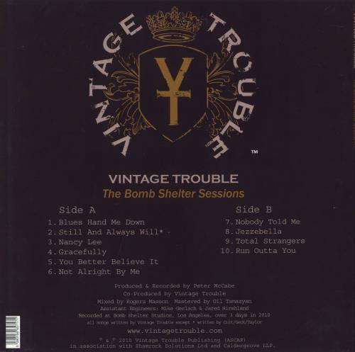 Vintage Trouble The Bomb Shelter Sessions vinyl LP album (LP record) UK XT9LPTH803526