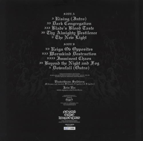 Vinterthron Reign Ov Opposites vinyl LP album (LP record) Brazilian 2I5LPRE754514