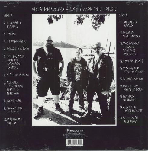 Violation Wound With Man In Charge - 180gm Vinyl - Sealed vinyl LP album (LP record) UK 4T6LPWI791210