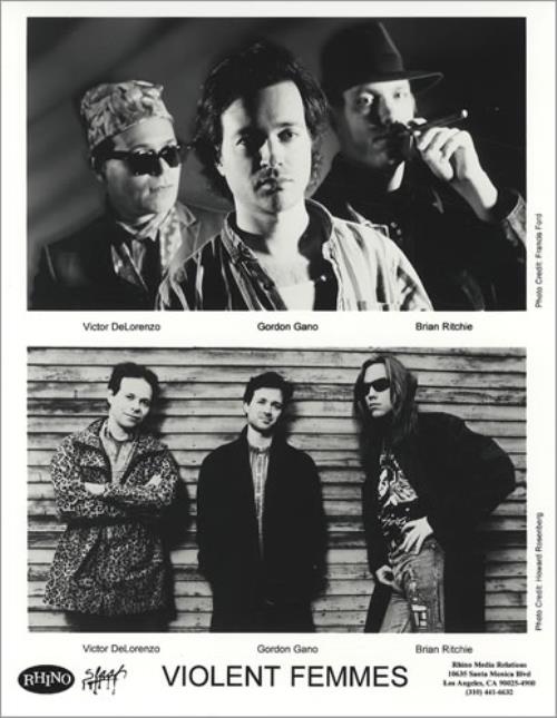 Violent Femmes Violent Femmes media press pack US VIOPPVI220008