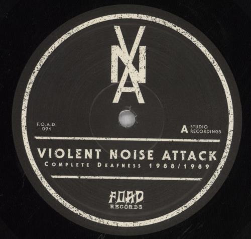 Violent Noise Attack Complete Deafness 1988/1989 vinyl LP album (LP record) French 7KVLPCO837521