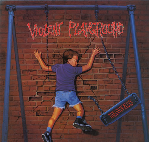Violent Playground Thrashin' Blues vinyl LP album (LP record) US VL5LPTH561179