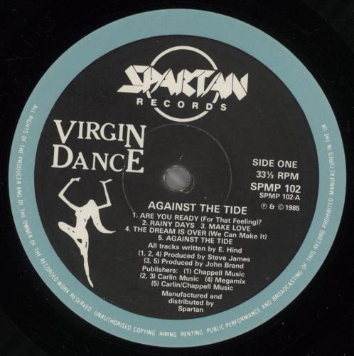 Virgin Dance Against The Tide vinyl LP album (LP record) UK VI3LPAG523774
