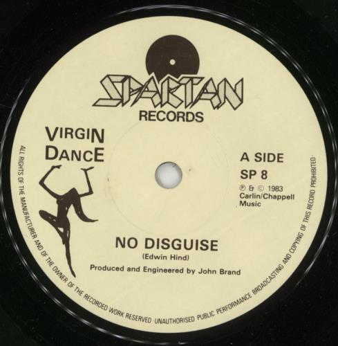 Virgin Dance No Disguise 7" vinyl single (7 inch record / 45) UK VI307NO636407
