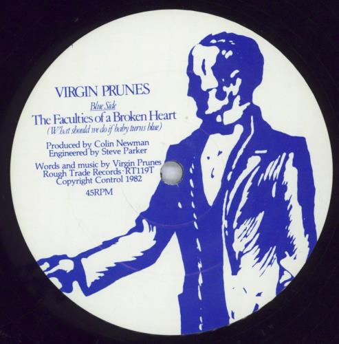 Virgin Prunes The Faculties Of A Broken Heart - Shrink 12" vinyl single (12 inch record / Maxi-single) UK VPR12TH821843