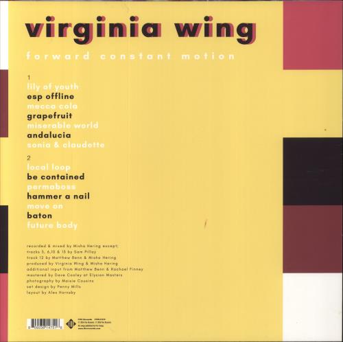 Virginia Wing Forward Constant Motion vinyl LP album (LP record) UK 55VLPFO858559