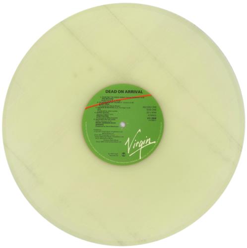 Virgin Dead On Arrival - Luminous Vinyl 2-LP vinyl record set (Double LP Album) UK VJ42LDE869253