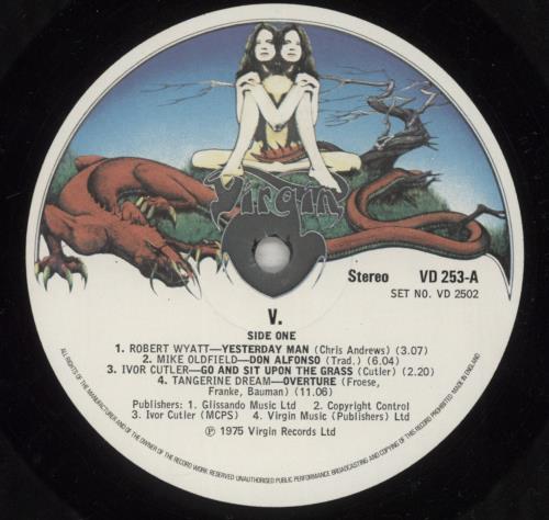 Virgin 'V' - EX 2-LP vinyl record set (Double LP Album) UK VJ42LVE350646