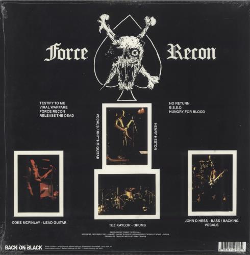 Virus (Thrash) Force Recon - Clear With Green Splatter Vinyl - Sealed vinyl LP album (LP record) UK WUWLPFO884225