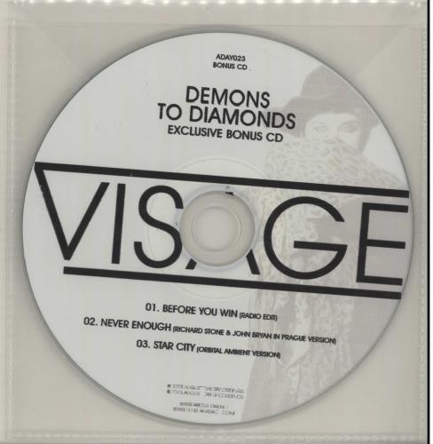 Visage 3-track Bonus CD CD-R acetate UK VISCRTR645476