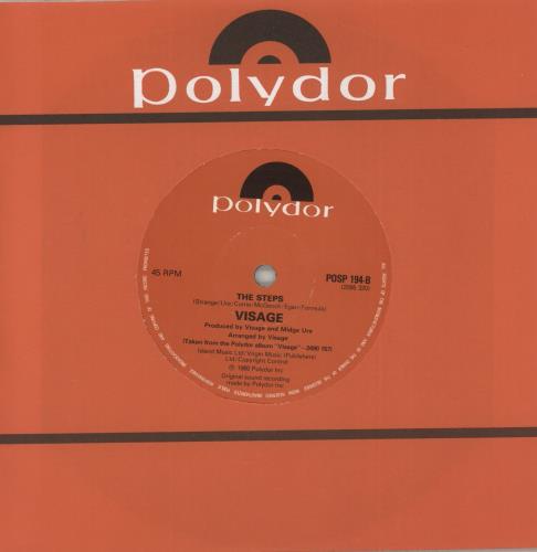 Visage Fade To Grey - paper label 7" vinyl single (7 inch record / 45) UK VIS07FA562450