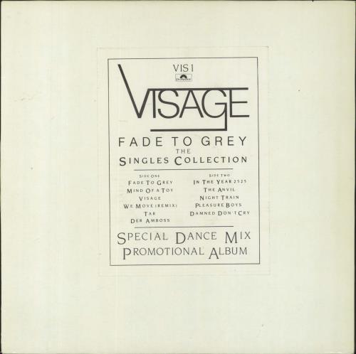 Visage Fade To Grey Special Dance Mix vinyl LP album (LP record) UK VISLPFA17595