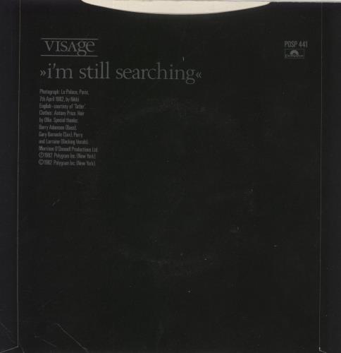 Visage Night Train + Sleeve 7" vinyl single (7 inch record / 45) UK VIS07NI130975