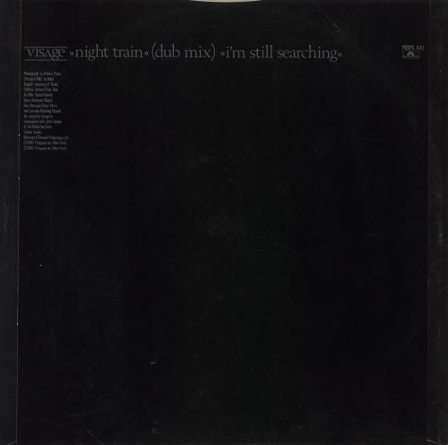 Visage Night Train - EX 12" vinyl single (12 inch record / Maxi-single) UK VIS12NI432641