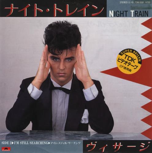 Visage Night Train 7" vinyl single (7 inch record / 45) Japanese VIS07NI396672