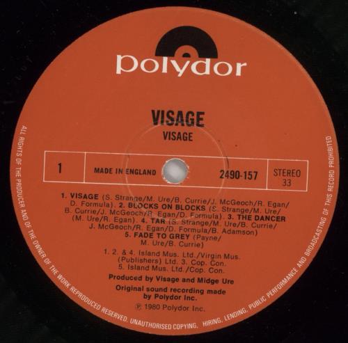 Visage Visage - EX vinyl LP album (LP record) UK VISLPVI672337