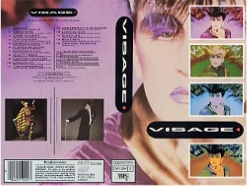 Visage Visage video (VHS or PAL or NTSC) UK VISVIVI83486