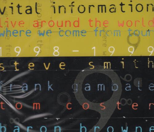 Vital Information Live Around The World - Where We Come From Tour (1998-1999) 2 CD album set (Double CD) Austrian VZY2CLI670619