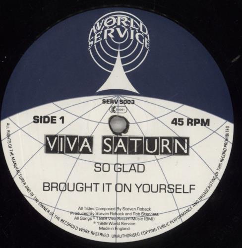 Viva Saturn Viva Saturn 12" vinyl single (12 inch record / Maxi-single) UK 8V012VI856560
