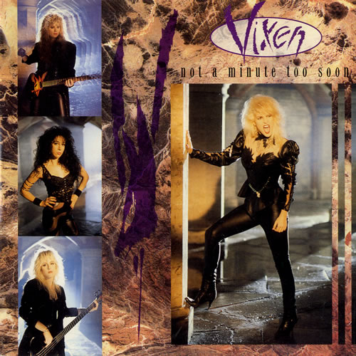 Vixen Not A Minute Too Soon 7" vinyl single (7 inch record / 45) US VIX07NO551532