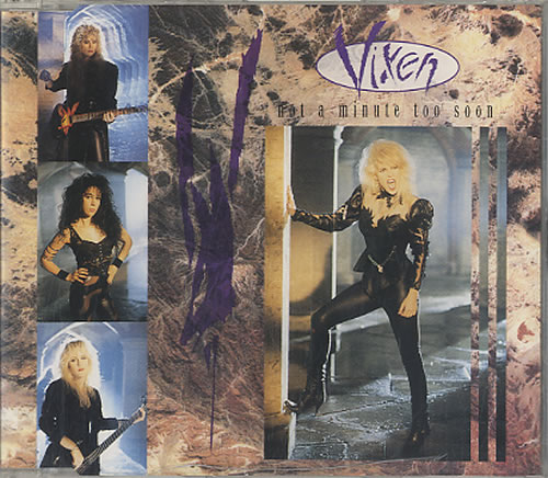 Vixen Not A Minute Too Soon CD single (CD5 / 5") UK VIXC5NO73264