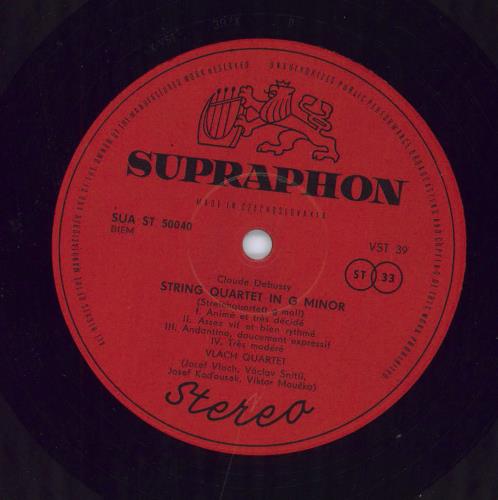 Vlach Quartet Debussy / Ravel String Quartets vinyl LP album (LP record) Czech ZZCLPDE793524