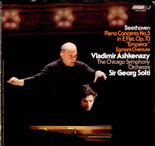 Vladimir Ashkenazy Beethoven: Piano Concerto No. 5 in E-flat, Op. 73 'Emperor' vinyl LP album (LP record) US VL2LPBE531259