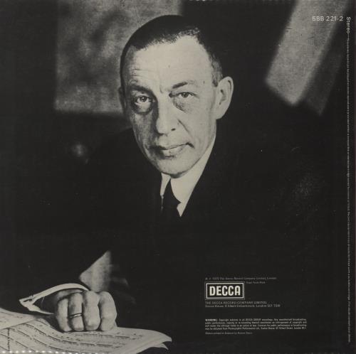 Vladimir Ashkenazy Rachmaninov: 24 Preludes 2-LP vinyl record set (Double LP Album) UK VL22LRA526151