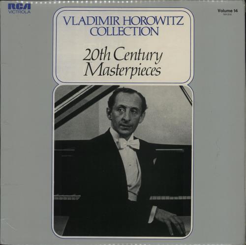 Vladimir Horowitz 20th Century Masterpieces vinyl LP album (LP record) UK VL0LPTH764033