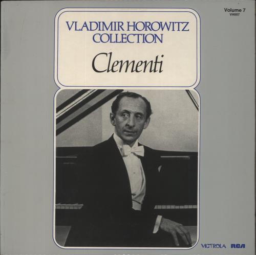 Vladimir Horowitz Clementi vinyl LP album (LP record) UK VL0LPCL857537
