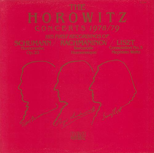 Vladimir Horowitz The Horowitz Concerts 1978/79 vinyl LP album (LP record) UK VL0LPTH630767