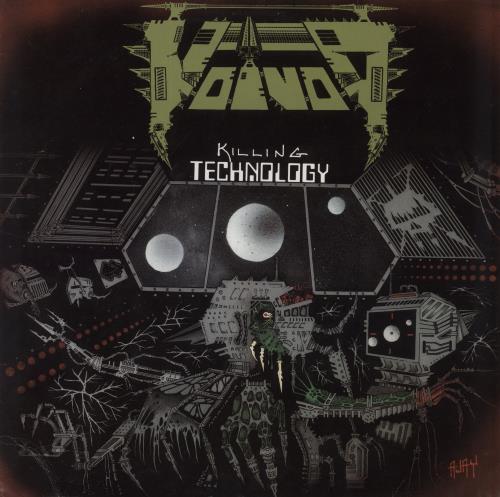 Voivod Killing Technology - VG vinyl LP album (LP record) German VVDLPKI656019